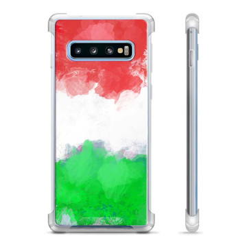 Samsung Galaxy S10+ Hybrid Case - Italian Flag