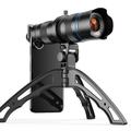 APEXEL HD Metal 20-40x Zoom Telescope Telephoto Lens Monocular Phone Camera Lens for iPhone Samsung Huawei