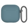 AirPods 4 Silicone Case with Carabiner - Green