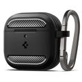 AirPods 4 Spigen Rugged Armor TPU Case - Black