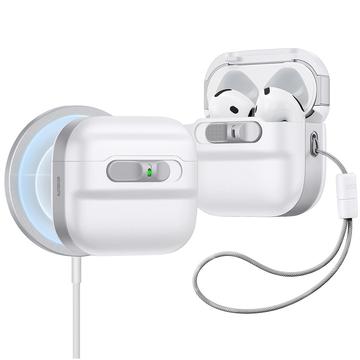 AirPods 4 ESR Pulse HaloLock Case - MagSafe Compatible - White