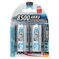 Ansmann maxE NiMH Rechargeable Battery D / HR20 8500mAh - 2 Pcs.