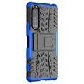 Anti-Slip Sony Sony Xperia 10 III Hybrid Case  - Blue / Black