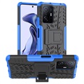 Anti-Slip Xiaomi 11T/11T Pro Hybrid Case with Stand - Blue / Black