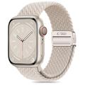 Apple Watch Series 10/9/8/7/6/SE Tech-Protect NylonMag Strap - 40mm/41mm/42mm - Natural Titanium