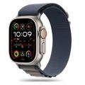 Apple Watch Series Ultra 2/Ultra/9/8/SE (2022)/7/SE/6/5/4/3/2/1 Tech-Protect Nylon Pro Strap - 49mm/45mm/44mm/42mm - Navy / Grey