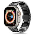 Apple Watch Series Ultra 2/Ultra/10/9/8/SE (2022)/7/SE/6/5/4/3/2/1 Tech-Protect Stainless Steel Line Strap - 49mm/46mm/45mm/44mm/42mm - Black