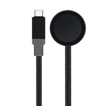 Apple Watch Tactical Recce 3:20 USB-C Charging Cable - Grey / Black