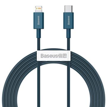 Baseus Superior Series USB-C / Lightning Cable - 2m, 20W (Open Box - Bulk Satisfactory) - Blue