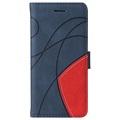 Bi-Color Series Xiaomi 11T/11T Pro Wallet Case - Blue