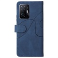 Bi-Color Series Xiaomi 11T/11T Pro Wallet Case - Blue