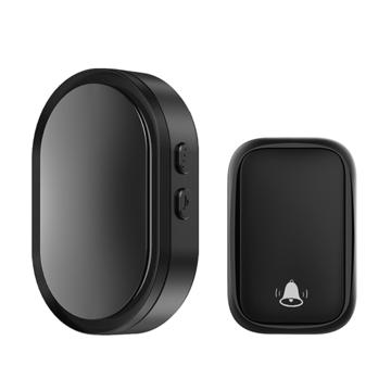 Cacazi FA99 Self-Powered Wireless Doorbell - Black