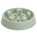 Candy Color Non-Slip Slow Feeder Dog Bowl - Green