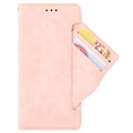 Cardholder Series Samsung Galaxy M32 Wallet Case - Rose Gold
