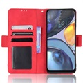 Cardholder Series Motorola Moto G22 Wallet Case - Red