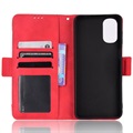 Cardholder Series Motorola Moto G22 Wallet Case - Red