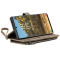 Caseme C30 Multifunctional Samsung Galaxy S22 Ultra 5G Wallet Case - Brown