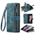 Caseme C30 Multifunctional Samsung Galaxy Z Fold4 5G Wallet Case - Blue