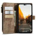 Caseme C30 Multifunctional iPhone 14 Pro Max Wallet Case - Brown