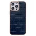 Crocodile Series iPhone 14 Pro Max Leather Coated Case