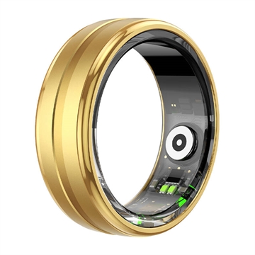 Colmi R06 Smart Ring with Bluetooth 5.0 - Danish, Swedish, English Languages - 21.3mm - Gold