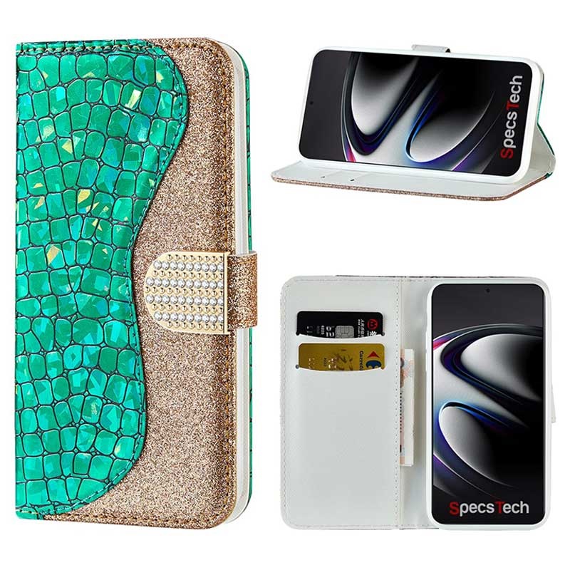 Croco Bling Series Samsung Galaxy S21 Ultra 5g Wallet Case