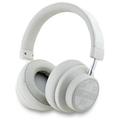 DKNY Checkered Pattern Over-Ear Wireless Headphones - Pearl