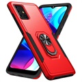 Defender Series Samsung Galaxy A51 Hybrid Case - Red