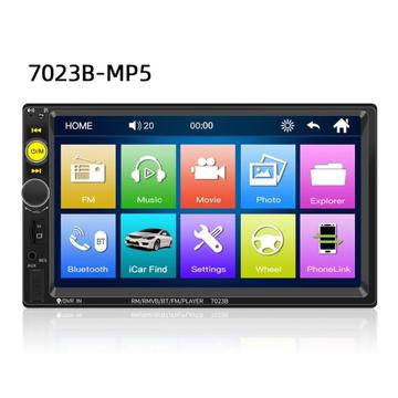 Double Din Touchscreen Bluetooth Car Stereo MP5 Player - 7"