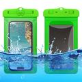 Double Lock Universal Waterproof Case - 6.5", IPX8 - Green