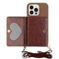 Heart Series iPhone 14 Pro Max Case with Wallet & Strap