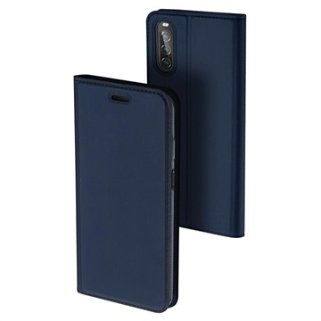 Dux Ducis Skin Pro Sony Xperia Ii Flip Case Blue