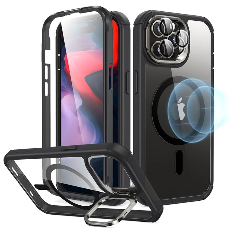 Black Clear MagSafe iPhone 15 Pro case