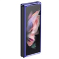 Electroplated Frame Samsung Galaxy Z Fold3 5G Case - Blue