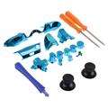 Electroplated Replacement Parts Kit for Xbox One Elite Controller - Blue