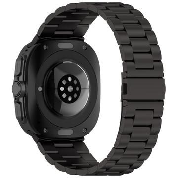 Samsung Galaxy Watch Ultra Elegant Stainless Steel Strap - Black