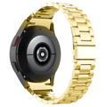 Elegant Samsung Galaxy Watch4/Watch4 Classic/Watch5/Watch6/Watch FE/Watch7 Stainless Steel Strap - Gold