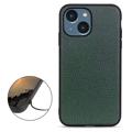 Elegant iPhone 14 Max Leather Case - Green