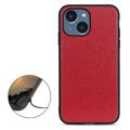 Elegant iPhone 14 Max Leather Case - Red