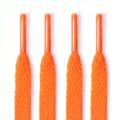 Flat Laces in Polyester - 120cm - Fluorescent Orange