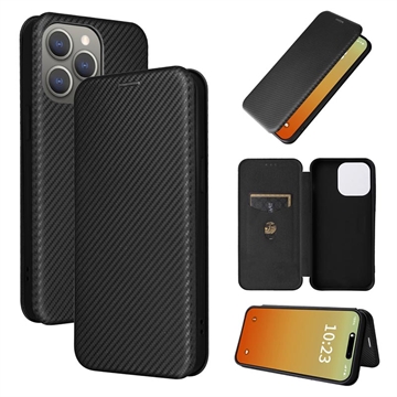 iPhone 15 Pro Flip Case - Carbon Fiber