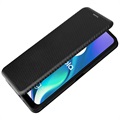 Motorola Moto G50 5G Flip Case - Carbon Fiber - Black