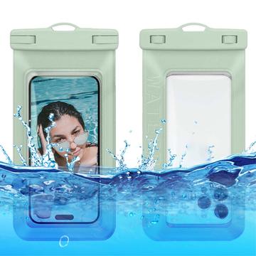 Floating Universal IPX8 Waterproof Case - 7.5" - Green