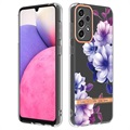 Flower Series Samsung Galaxy A33 5G TPU Case - Purple Begonia