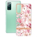 Flower Series Samsung Galaxy S20 FE TPU Case - Pink Gardenia