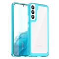 Anti-Shock Samsung Galaxy S23+ 5G Hybrid Case - Blue / Clear