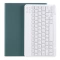 iPad Air 2024/2022/2020 Bluetooth Keyboard Case with Pen Slot - Midnight Green