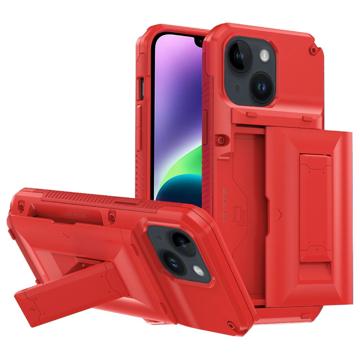 Card Storage iPhone 14 Plus Hybrid Case with Stand