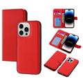 iPhone 14 Pro Detachable Wallet Case - Red