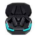 Gaming TWS Earphones S35 with Charging Case - Black